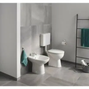 Унитаз напольный безободковый GROHE Bau Ceramic горизонтальный выпуск (без сиденья), альпин-белый (39430000) Унитаз напольный безободковый GROHE Bau Ceramic горизонтальный выпуск (без сиденья), альпин-белый (39430000)