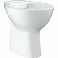 Унитаз напольный GROHE Bau Ceramic, выпуск в пол (без сиденья), НЕ подходит для бачков на унитаз, альпин-белый (39431000)