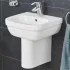 Мини-раковина GROHE Euro Ceramic с гигиеническим покрытием 45 см,альпин-белый (3932400H) Мини-раковина GROHE Euro Ceramic с гигиеническим покрытием 45 см,альпин-белый (3932400H)