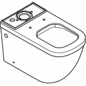 Унитаз напольный для комбинации с бачком наружного монтажа GROHE Euro Ceramic, альпин-белый (3933800H) Унитаз напольный для комбинации с бачком наружного монтажа GROHE Euro Ceramic, альпин-белый (3933800H)
