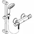 Термостат для душа GROHE Grohtherm 800 с душевым гарнитуром, хром (34565001) Термостат для душа GROHE Grohtherm 800 с душевым гарнитуром, хром (34565001)