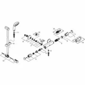 Термостат для душа GROHE Grohtherm 800 с душевым гарнитуром, хром (34566001) Термостат для душа GROHE Grohtherm 800 с душевым гарнитуром, хром (34566001)