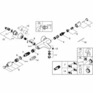 Термостат для ванны GROHE Grohtherm Special, хром (34665000) Термостат для ванны GROHE Grohtherm Special, хром (34665000)