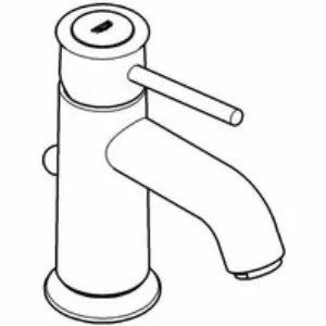 Смеситель для раковины GROHE BauClassic, хром (23161000) Смеситель для раковины GROHE BauClassic, хром (23161000)