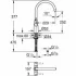 Смеситель для кухонной мойки GROHE Ambi двухвентильный, высокий излив, хром (30189000) Смеситель для кухонной мойки GROHE Ambi двухвентильный, высокий излив, хром (30189000)