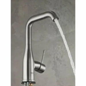 Смеситель для раковины GROHE Essence с донным клапаном, L-Size, суперсталь (32628DC1) Смеситель для раковины GROHE Essence с донным клапаном, L-Size, суперсталь (32628DC1)