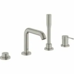 Смеситель для ванны GROHE Essence на 4 отверстия, на край ванны, суперсталь (19578DC1) Смеситель для ванны GROHE Essence на 4 отверстия, на край ванны, суперсталь (19578DC1)