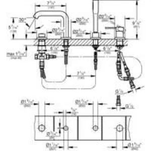 Смеситель для ванны GROHE Essence на 4 отверстия, на край ванны, суперсталь (19578DC1) Смеситель для ванны GROHE Essence на 4 отверстия, на край ванны, суперсталь (19578DC1)