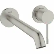 Внешняя часть смесителя для раковины GROHE Essence на 2 отверстия, L-Size, суперсталь (19967DC1)