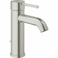 Смеситель для раковины GROHE Essence S-Size II с донным клапаном, суперсталь (23589DC1)
