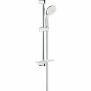 Душевой гарнитур GROHE Tempesta 100 с мыльницей, 3 режима струи, душевая штанга 600 мм, 9,5 л/мин, хром (27600001) Душевой гарнитур GROHE Tempesta 100 с мыльницей, 3 режима струи, душевая штанга 600 мм, 9,5 л/мин, хром (27600001)