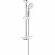Душевой гарнитур GROHE Tempesta 100 с мыльницей, 3 режима струи, душевая штанга 600 мм, 9,5 л/мин, хром (27927001)