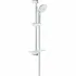 Душевой гарнитур GROHE Tempesta 100 с мыльницей, 3 режима струи, душевая штанга 600 мм, 9,5 л/мин, хром (27927001) Душевой гарнитур GROHE Tempesta 100 с мыльницей, 3 режима струи, душевая штанга 600 мм, 9,5 л/мин, хром (27927001)