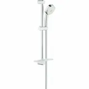 Душевой гарнитур GROHE Tempesta Cosmopolitan 100 с мыльницей, 3 режима струи, душевая штанга 600 мм, 9,5 л/мин, хром (27929002)