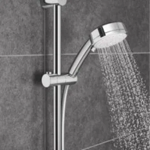 Душевой гарнитур GROHE Tempesta Cosmopolitan 100 с мыльницей, 3 режима струи, душевая штанга 600 мм, 9,5 л/мин, хром (27929002) Душевой гарнитур GROHE Tempesta Cosmopolitan 100 с мыльницей, 3 режима струи, душевая штанга 600 мм, 9,5 л/мин, хром (27929002)