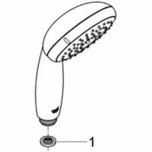 Ручной душ GROHE New Tempesta, 3 режима, хром/белый (28419002) Ручной душ GROHE New Tempesta, 3 режима, хром/белый (28419002)