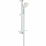 Душевой гарнитур GROHE New Tempesta 100 с мыльницей, 4 режима струи, душевая штанга 600 мм, 9,5 л/мин, хром (28436002)