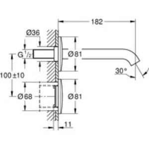 Внешняя часть крана для раковины GROHE Essence E инфракрасный, без функции смешивания, питание от сети 230V, хром (36447000) Внешняя часть крана для раковины GROHE Essence E инфракрасный, без функции смешивания, питание от сети 230V, хром (36447000)