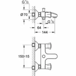 Готовый комплект для ванной комнаты GROHE Costa L, хром (NB0008-2) Готовый комплект для ванной комнаты GROHE Costa L, хром (NB0008-2)