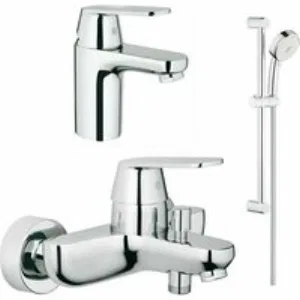 Готовый комплект для ванной комнаты GROHE Eurosmart Cosmopolitan, хром (NB0001-2) Готовый комплект для ванной комнаты GROHE Eurosmart Cosmopolitan, хром (NB0001-2)