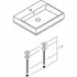Раковина накладная GROHE Cube Ceramic 60 см, альпин-белый (3947700H) Раковина накладная GROHE Cube Ceramic 60 см, альпин-белый (3947700H)