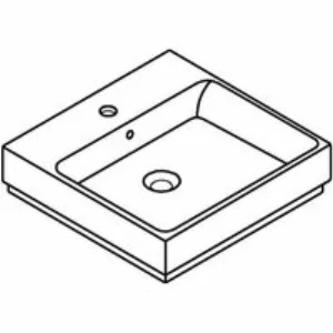 Раковина накладная GROHE Cube Ceramic 50 см, альпин-белый (3947800H) Раковина накладная GROHE Cube Ceramic 50 см, альпин-белый (3947800H)