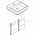 Раковина накладная GROHE Cube Ceramic 50 см, альпин-белый (3947800H) Раковина накладная GROHE Cube Ceramic 50 см, альпин-белый (3947800H)