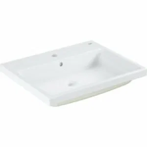 Раковина GROHE Cube Ceramic полувстраиваемая 60 см, альпин-белый (3947900H) Раковина GROHE Cube Ceramic полувстраиваемая 60 см, альпин-белый (3947900H)