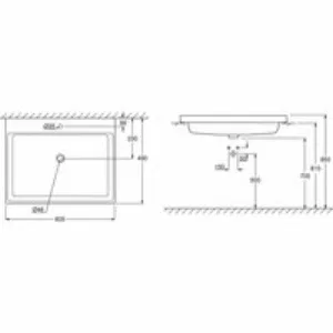 Раковина GROHE Cube Ceramic полувстраиваемая 60 см, альпин-белый (3947900H) Раковина GROHE Cube Ceramic полувстраиваемая 60 см, альпин-белый (3947900H)