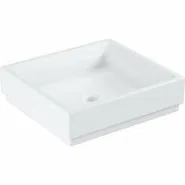 Раковина GROHE Cube Ceramic, свободностоящая, без перелива 50 см, альпин-белый (3948100H)