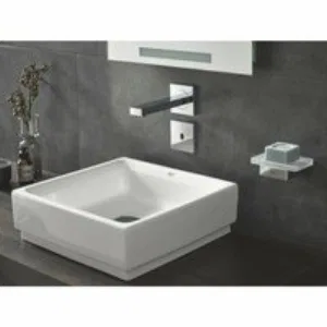 Раковина GROHE Cube Ceramic, свободностоящая, без перелива 40 см, альпин-белый (3948200H) Раковина GROHE Cube Ceramic, свободностоящая, без перелива 40 см, альпин-белый (3948200H)