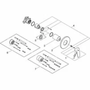 Смеситель для душа GROHE BauFlow в комплекте с монтажной частью, хром (29046000) Смеситель для душа GROHE BauFlow в комплекте с монтажной частью, хром (29046000)