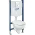 Готовый набор для туалета GROHE Bau Ceramic, инсталляция для подвесного унитаза GROHE Solido 5 в 1 (39419000) Готовый набор для туалета GROHE Bau Ceramic, инсталляция для подвесного унитаза GROHE Solido 5 в 1 (39419000)