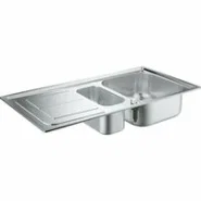 Мойка GROHE из нержавеющей стали с корзинчатым вентилем, оборачиваемая, K300 60 -S 97/50 1.5 (31564SD0)