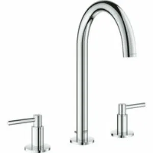 Смеситель для раковины GROHE Atrio двухвентильный на 3 отверстия, хром (20009003) Смеситель для раковины GROHE Atrio двухвентильный на 3 отверстия, хром (20009003)