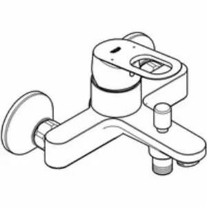 Смеситель для ванны GROHE BauLoop, хром (23341000) Смеситель для ванны GROHE BauLoop, хром (23341000)