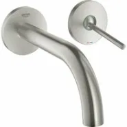 Внешняя часть смесителя для раковины GROHE Atrio Joy настенного монтажа на 2 отверстия, суперсталь (19287DC3)