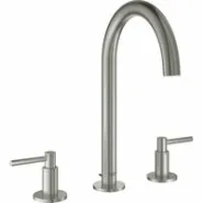 Смеситель для раковины GROHE Atrio двухвентильный на 3 отверстия, суперсталь (20009DC3)