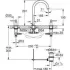 Смеситель для раковины GROHE Atrio двухвентильный на 3 отверстия, суперсталь (20009DC3) Смеситель для раковины GROHE Atrio двухвентильный на 3 отверстия, суперсталь (20009DC3)