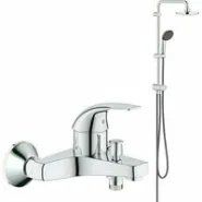Душевая система GROHE Vitalio Start System 180 Flex со смесителем для ванны, хром (NSB0155)