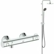 Душевая система GROHE Vitalio Start System 180 Flex с термостатом для душа, хром (NSB0159)