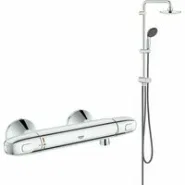 Душевая система GROHE Vitalio Start System 180 Flex с термостатом для душа, хром (NSB0160)