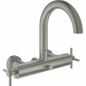 Смеситель для ванны GROHE Atrio двухвентильный, внешнего монтажа, суперсталь (25010DC3) Смеситель для ванны GROHE Atrio двухвентильный, внешнего монтажа, суперсталь (25010DC3)