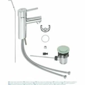 Смеситель для раковины GROHE Concetto, хром (32204001) Смеситель для раковины GROHE Concetto, хром (32204001)