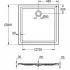 Душевой поддон GROHE 900x900, универсальный, белый (39301000) Душевой поддон GROHE 900x900, универсальный, белый (39301000)