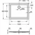 Душевой поддон GROHE 800x1000, универсальный, белый (39306000) Душевой поддон GROHE 800x1000, универсальный, белый (39306000)