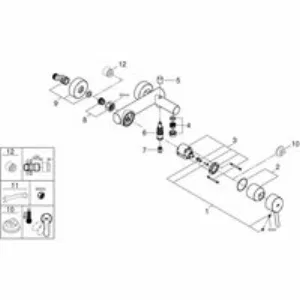 Смеситель для ванны GROHE Concetto, хром (32211001) Смеситель для ванны GROHE Concetto, хром (32211001)