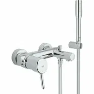 Смеситель для ванны GROHE Concetto с душевым гарнитуром, хром (32212001)