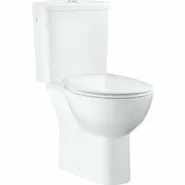 Готовый комплект напольного унитаза GROHE Bau Ceramic, альпин-белый (39496000)
