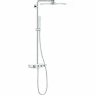 Душевая система GROHE Euphoria SmartControl System 310 Cube Duo с термостатом для душа, белая луна (26508LS0)